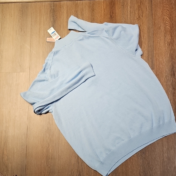 Vineyard Vines Jake Blue Quarter-Zip Sweater  Nwt, XL - Picture 5 of 6